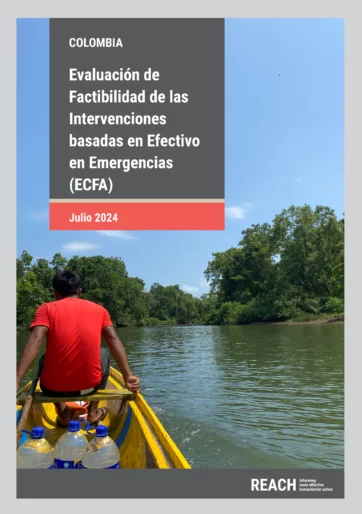 Evaluación de Factibilidad de las Intervenciones basadas en Efectivo en Emergencias (ECFA)