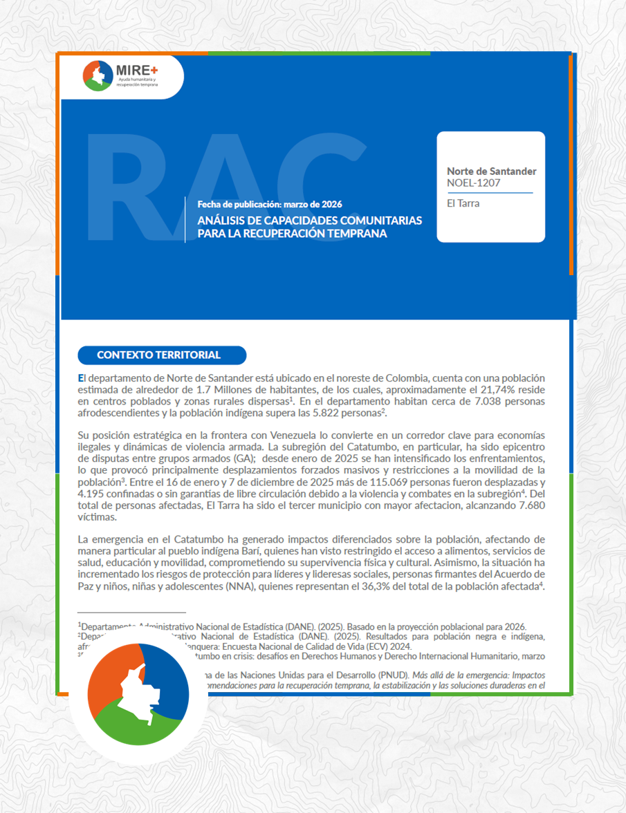 RAC ANÁLISIS DE CAPACIDADES COMUNITARIAS PARA LA RECUPERACIÓN TEMPRANA NOEL-1207